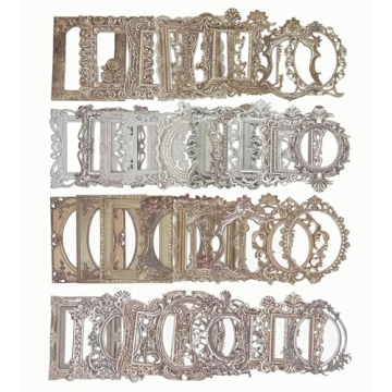 40 Sheets Vintage Scrapbook Lace Paper Cutouts for Scrapbooking and Crafts