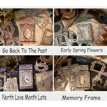 40 Sheets Vintage Lace Scrapbook Paper for Creative Projects