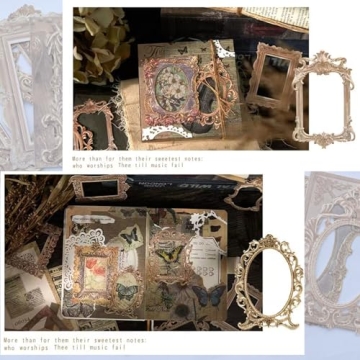 40 Sheets Vintage Lace Scrapbook Paper for Creative Projects