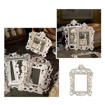 40 Sheets Vintage Lace Scrapbook Paper for Creative Projects