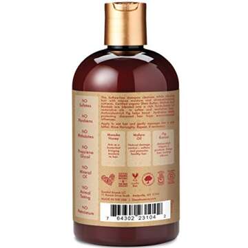 Shea Moisture Manuka Honey & Mafura Oil Intensive Hydration Shampoo 13 Fl Oz (Pack of 2)