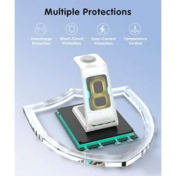 JoyGeek 3-in-1 Wireless Charging Station for Easy Charging