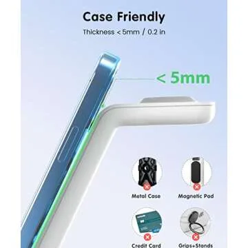 JoyGeek 3-in-1 Wireless Charging Station for Easy Charging