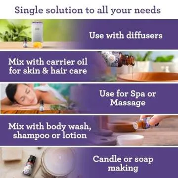 GuruNanda Lavender Essential Oil - 100% Pure, Natural & Undiluted Aromatherapy Oil for Diffusers, Massage & DIY Recipes - Helps to Relax (2x0.5 Fl Oz)