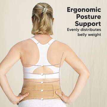 KeaBabies Maternity Belly Band for Pregnancy - Soft & Breathable Pregnancy Belly Support Belt - Pelvic Support Bands - Tummy Band Sling for Pants - Pregnancy Back Brace (Classic Ivory, XL)