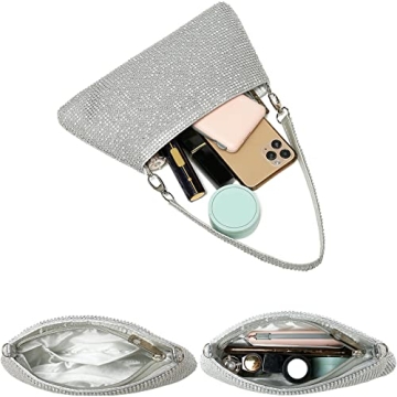 YIKOEE Rhinestone Bling Clutch Purse for Women