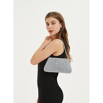 YIKOEE Rhinestone Bling Clutch Purse for Women