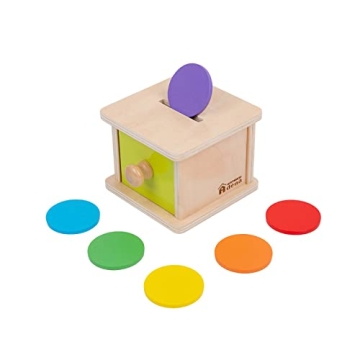 Adena Montessori Coin Box for Babies - Fun & Educational