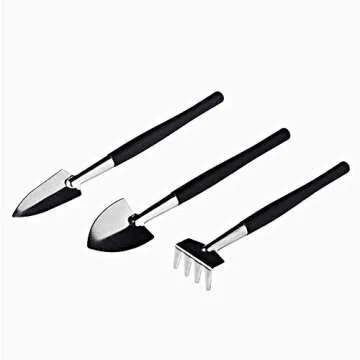 BlueMake Succulent Plants Tools,Mini Garden Hand Transplanting Succulent Tools Miniature Planting,Set for Indoor Miniature Fairy Garden Plant Care (12pcs Tools Set)