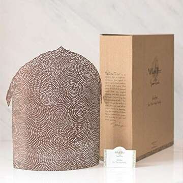 Willow Tree Shelter for The Holy Family, Pierced-Metal Nativity Backdrop