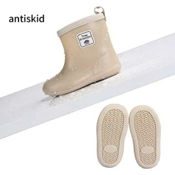 Tree Grandpa Kids Waterproof Rain Boots for Toddlers