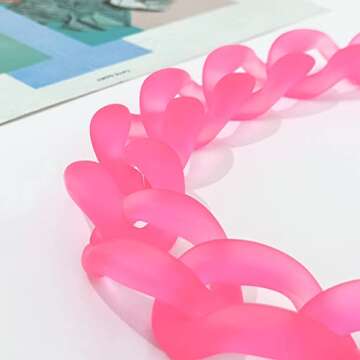 Stylish Firstmeet Chunky Acrylic Necklace for Everyone