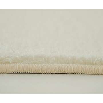 Soft Wool Modern Area Rugs for Living Room Bedroom Shaggy Irregular Shape Contemporary Floor Covers Carpets Indoor Runner Rugs Large Playroom Rugs (Color : C, Size : 47.2x62.9in)