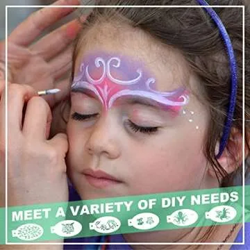 54 Pcs Party Face Paint Stencils for Kids’ Fun Creativity