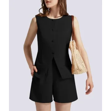 Casly Lamiit Women's Summer Outfit Stylish Two-Piece Set