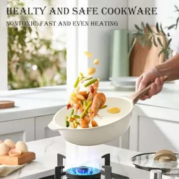 14-Piece Nonstick Cookware Set for Healthy Cooking
