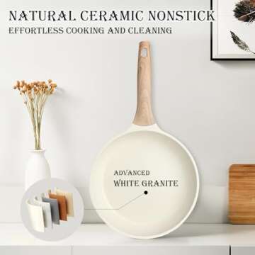 14-Piece Nonstick Cookware Set for Healthy Cooking