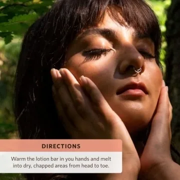 Moon Valley Organics Bergamot Geranium Lotion Bar for Dry Skin