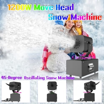 IMONE 1200W Snow Machine for Christmas Fun