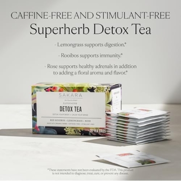 Sakara Detox Tea - Organic Herbal Tea for Wellness