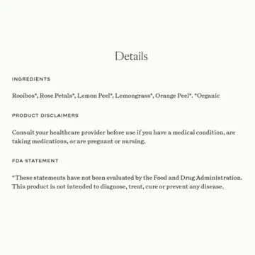 Sakara Detox Tea - Organic Herbal Tea for Wellness