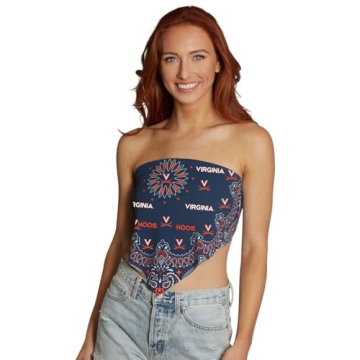 Lojobands Women's Bandana Top Tailgate Outfit - UVA College Apparel