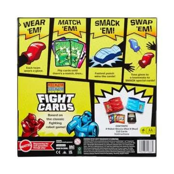 Exciting Rock ‘Em Sock ‘Em Robots Card Game for All Ages