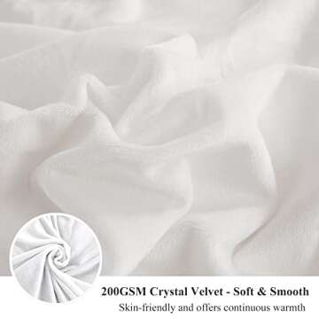 XeGe Plush Shaggy Duvet Cover Set - Cozy Luxe Bedding