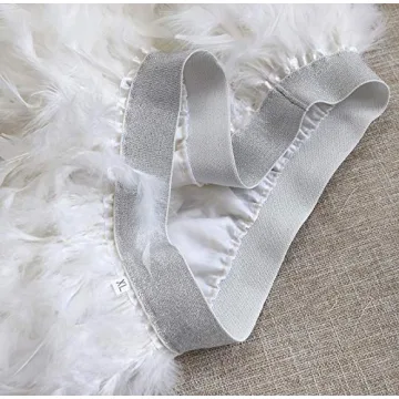 ZAKIA White Feather Skirt for Women - Perfect Party Wear