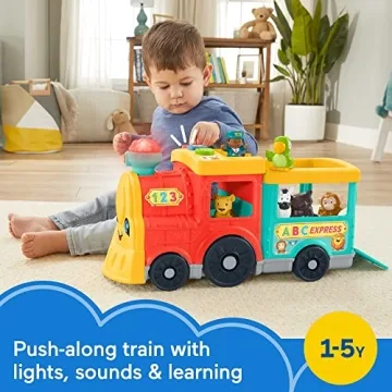 Fisher-Price ABC Animal Train for Toddler Learning & Fun