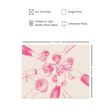 Trendy Cocktail Party Wall Art for Eclectic Decor