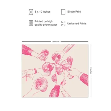 Trendy Cocktail Party Wall Art for Eclectic Decor