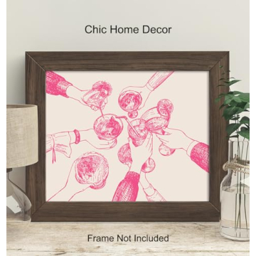 Trendy Cocktail Party Wall Art for Eclectic Decor