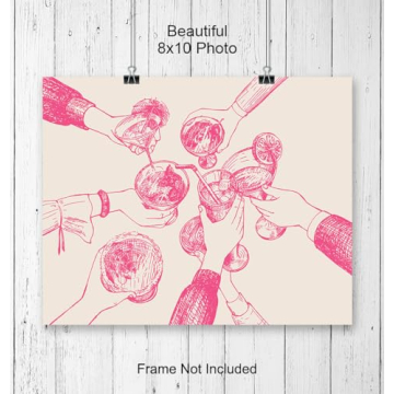 Trendy Cocktail Party Wall Art for Eclectic Decor