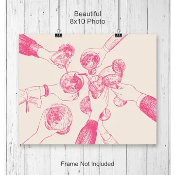 Trendy Cocktail Party Wall Art for Eclectic Decor