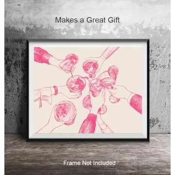 Trendy Cocktail Party Wall Art for Eclectic Decor