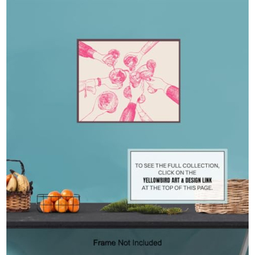 Trendy Cocktail Party Wall Art for Eclectic Decor