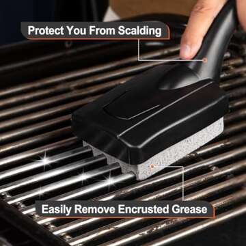 SHINESTAR 26-Piece Griddle Cleaning Kit for Blackstone, Flat Top Grill Cleaner Kit with Scraper, Cleaning Brick, Scouring Pads, Professional Griddle Accessories Kit for Cleaning, Easy to Remove Stain