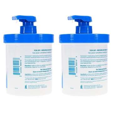 Vanicream Skin Cream With Pump Dispenser 16 oz (Pack of 2)