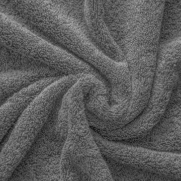 Cotton Paradise Oversized Bath Sheet, 100% Cotton 40x80 Clearance Bath Towel Sheet, Turkish Extra Large Bath Towel for Bathroom, Dark Gray Bathsheet