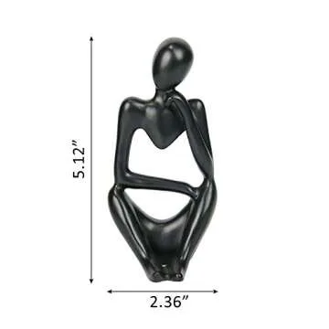 INNOLITES Resin Statue Thinker Style Decoration Abstract Sculptures Collectible Figurines for Home D...