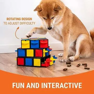 Pupzle Dog Puzzle, Dog Enrichment Toys for IQ Training, Mental Stimulation for Dogs, Dog Food Puzzle, Dog Interactive Toys for Puppy, Small and Medium Dogs