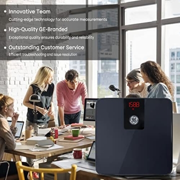 GE Digital Smart Bathroom Scale Bluetooth Weight BMI Tracker