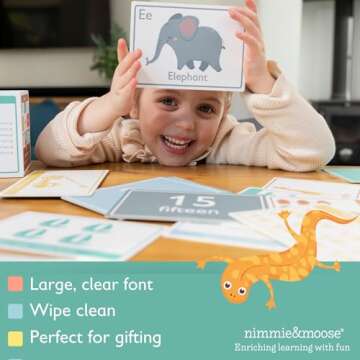 Nimmie & Moose Flash Cards: Fun Learning for Toddlers