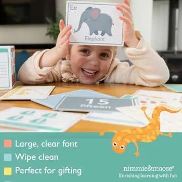 Nimmie & Moose Flash Cards: Fun Learning for Toddlers
