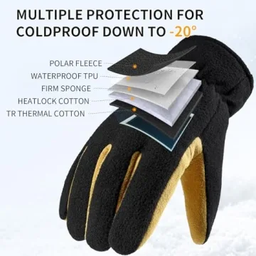 OZERO Winter Gloves: Waterproof Cold Weather Gear