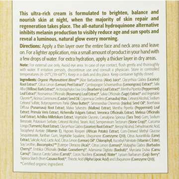 Eminence Bright Skin Overnight Correcting Cream, Multi, Reg, 2 Ounce