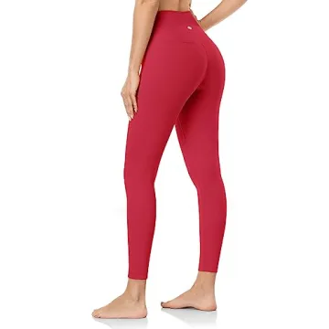 HeyNuts Pure&Plain 7/8 High Waisted Leggings | Comfortable Workout Yoga Pants