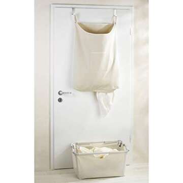 WENKO Hanging Laundry Hamper - Space Saving Storage Solution