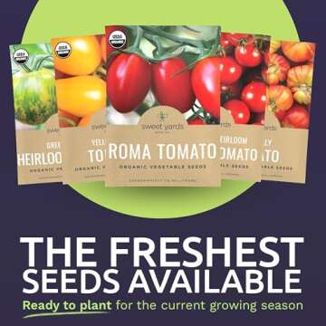 Organic Tomato Seeds - Heirloom Variety Pack - 2025 Season